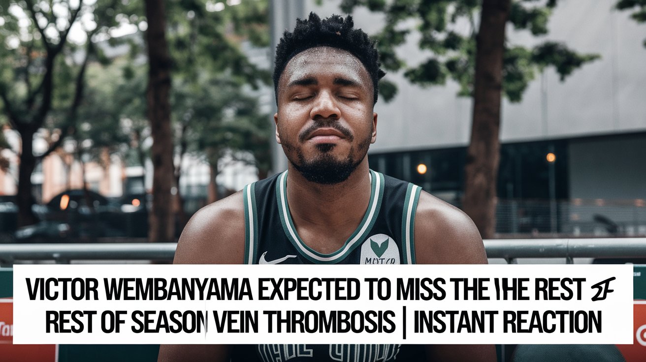 Victor Wembanyama expected to miss the rest of season with deep vein thrombosis | Instant Reaction 2025