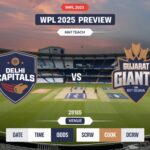 DEL W vs GJ W WPL Preview, DEL W vs GJ W Match Prediction, Delhi Capitals vs Gujarat Giants WPL 2025